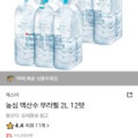 백산수 무라벨 2L 12개