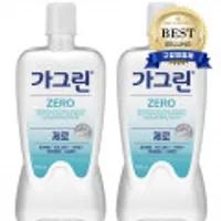 가그린 제로 구강청결제 1200ml, 2개