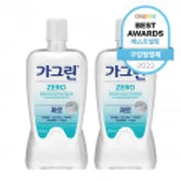 가그린 제로 구강청결제 1200ml 2개