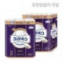 108mm광폭/크리넥스 3겹 데코앤소프트 와이드 33M X 24롤 2팩