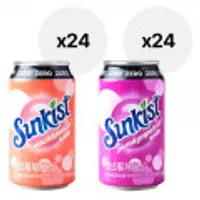 썬키스트 제로캔 355ml 48입(복숭아레몬24입+자두자몽 24입) 페이코 + 쿠폰 = 13,026원