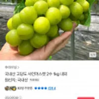 국내산 고당도 샤인머스켓 가정용 1kg 2수 외 다양
