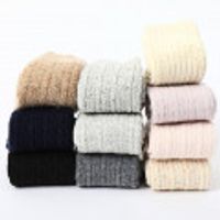 겨울 기모 울 앙고라 양말 세트 여성용