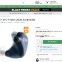 (끌올) [B&H] Etymotic Research EVO Triple-Driver Earphones(free)