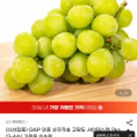 GAP 인증 산지직송 고당도 샤인머스켓 2kg