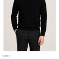 바쏘옴므 캐시미어 블렌디드 모크넥 니트