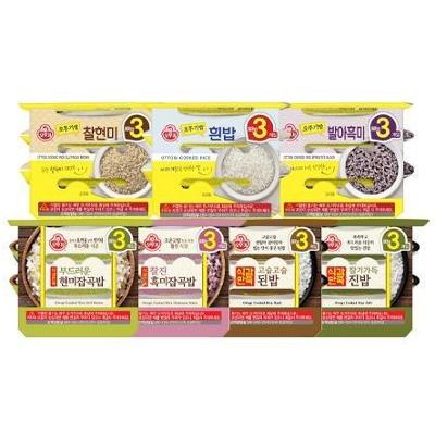 오뚜기밥 찰현미밥, 식감만족 현미잡곡밥 등 72개 개당 532원 그외 오뚜기컵밥 역대가