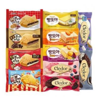 빵또아 /붕어싸만코 7종 20개+끌레도르 바 4종 10개