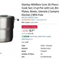 Stanley Wildfare Core 26-Piece Complete Camp Kitchen Cook Set