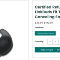 Sony LinkBuds Fit True Wireless Noise Canceling Earbuds - BlacK_Certified Refurbished ...