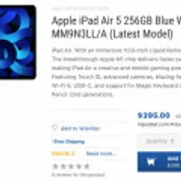 Apple iPad Air 5 256GB Blue Wi-Fi MM9N3LL/A- Grade A