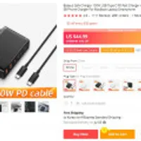 Baseus Gan Charger 100W USB Type C PD Fast Charger