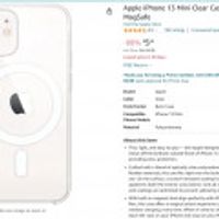 Apple iPhone 13 Mini Clear Case with MagSafe