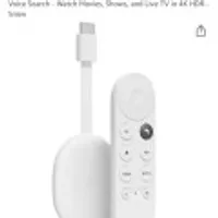 Chromecast with Google TV 4K - Streaming Entertainment with Voice Search -Shows
