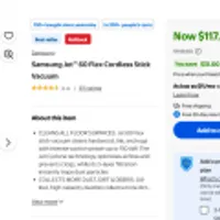 삼성 제트 60 Samsung Jet 60 Flex 청소기 ( 할인코드 + 배송비 할인쿠폰 )