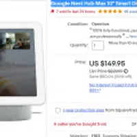 Google Nest Hub Max 10" Smart Display