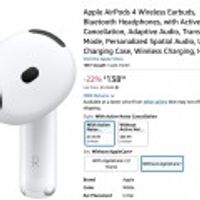 Apple AirPods 4 Wireless Earbuds with Active Noise Cancellation
