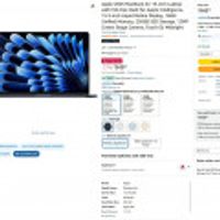 Apple 2025 MacBook Air 15-inch Laptop with M4 (프라임 전용(무배), 직배 불가)