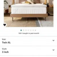 Tempur-Pedic TEMPUR Supreme Topper, Twin XL, Brown( free)