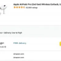 Apple AirPods Pro (2nd Generation) Wireless Ear Buds with Lightning Charging ...