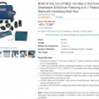 BOSCH GXL12V-270B22 12V Max 2-Tool Combo Kit