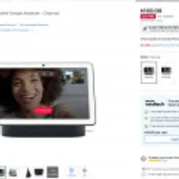 Nest Hub Max Smart Display with Google Assistant, Chalk or Charcoal