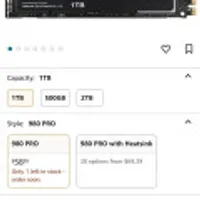 SAMSUNG 980 PRO SSD 1TB PCIe 4.0 NVMe Gen 4