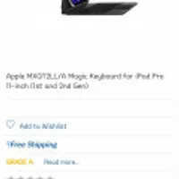 Apple MXQT2LL/A Magic Keyboard for iPad Pro 11-inch (1st and 2nd Gen) (미국내무료/