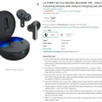 LG TONE Free True Wireless Bluetooth FP9