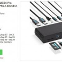 (끌올2) Amazon Basics Thunderbolt4/USB4 Pro Docking Station -