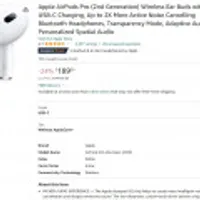 Apple AirPods Pro (2nd Generation) Wireless Ear Buds with USB-C Charging