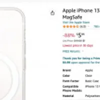 Apple iPhone 13 Mini Clear Case with MagSafe