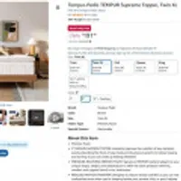 Tempur-Pedic TEMPUR Supreme Topper, Twin XL 한국 직배