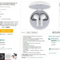 LG TONE Free True Wireless Earbuds Wireless Charging (HBS-FN5W)