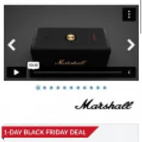 Marshall Emberton II Bluetooth Speaker - Black Steel