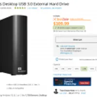WD 12TB Elements Desktop USB 3.0 External Hard Drive