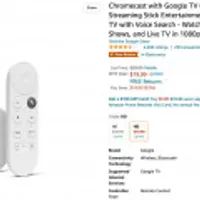Chromecast with Google TV (HD)