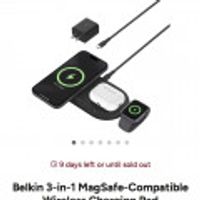 Belkin 3-in-1 MagSafe-Compatible Wireless Charging Pad