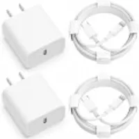 iPhone Charger Fast ChargingMFi Certified 2Pack 20W PD USB C Wall Charger 6FT Cable Fasting...