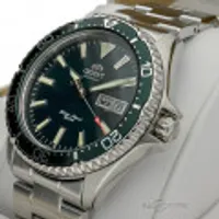 오리엔트 카마수 오토매틱 다이버 시계 그린 다이얼