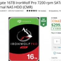 Seagate 16TB IronWolf Pro
