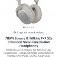 Bowers & Wilkins Px7 S2e Enhanced Noise Cancellation Headphones