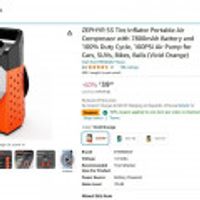 ZEPHYR S3 Tire Inflator Portable Air Compressor 타이어 에어 주입기