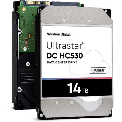 HGST WD Ultrastar DC HC530 14TB SATA 6Gb/s 3.5인치 데이터 센터 HDD - WUH721414ALE604 0F31152 (업그...