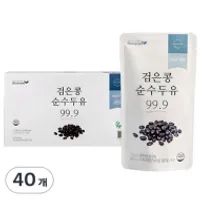 바디랩 검은콩 순수 두유 99.9, 185ml, 40개