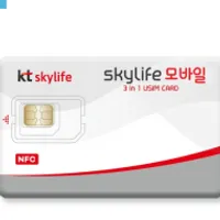 KT 스카이라이프 알뜰폰 유심 유심칩 0원