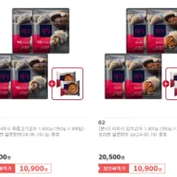 더미식 육즙고기교자 350gx4봉+장인라면