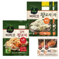 비비고 왕교자 1.4kg x 2개 + 김치왕교자 1.19kg + 스팸김치볶음밥 440g x 2개 증정