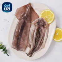 자연산 손질오징어 통오징어 220g 10마리