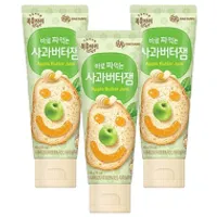 복음자리 바로 짜먹는 사과버터잼, 100g, 3개